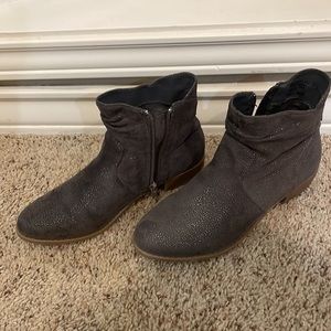 Grey Shimmer Booties